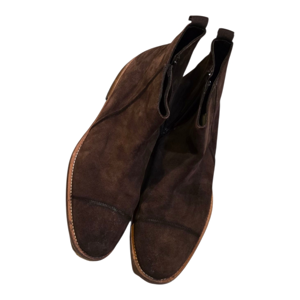 Maison Forte Men's Brown Suede Boots